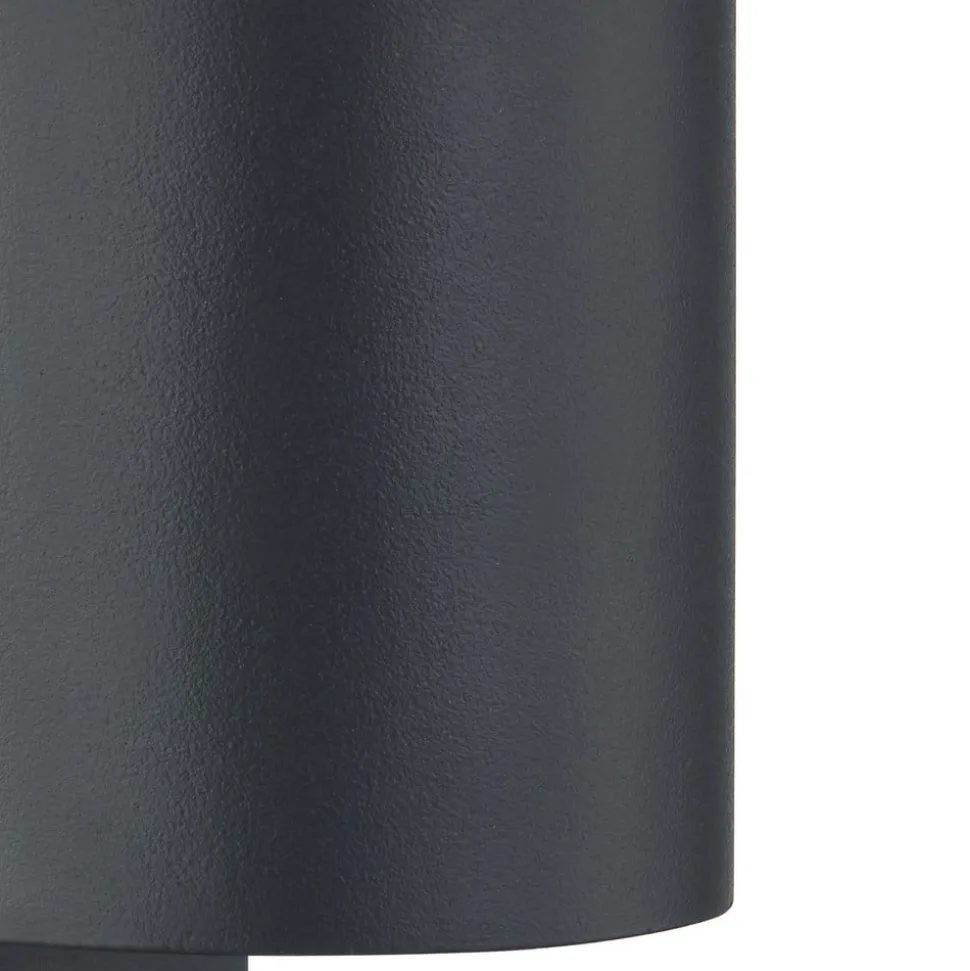 Lindby udendørs væglampe Gelso, aluminium, 15 cm, GU10, sensor