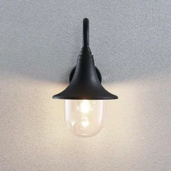 Lindby udendørs væglampe Nalevi, 41 cm, saltvandsresistent, E27, IP44