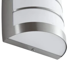 Lindby udendørs væglampe Noyan, 20 cm, stål, IP44, E27