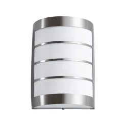 Lindby udendørs væglampe Noyan, 20 cm, stål, IP44, E27