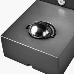 Lindby udendørs væglampe Palina, sensor, IP44, antracit