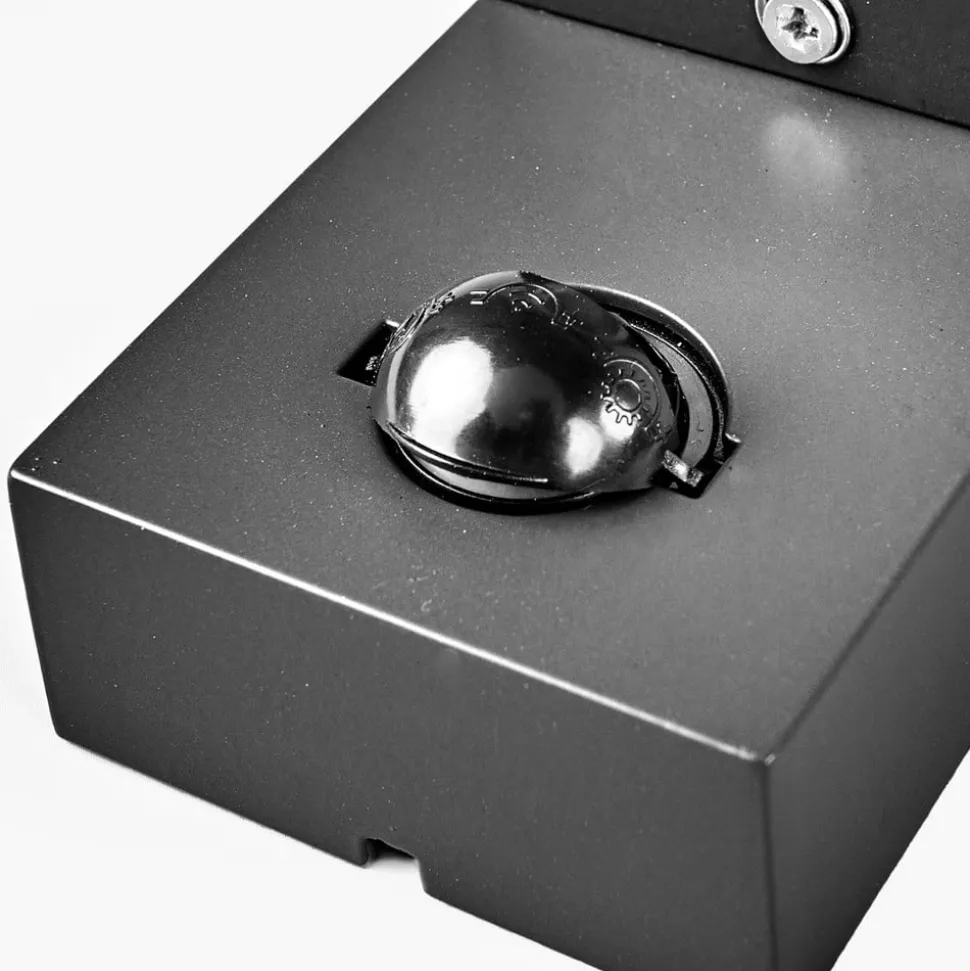 Lindby udendørs væglampe Palina, sensor, IP44, antracit