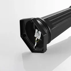 Lindby udendørslampe Clint, 225 cm, 2 lyskilder, saltvandsresistent, E27