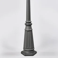 Lindby udendørslampe Edana, 212 cm, 3 lyskilder, antracit, E27, IP44