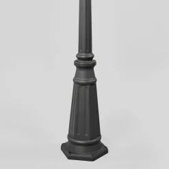 Lindby udendørslampe Edana, 211 cm, antracit, E27, IP44