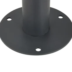 Lindby vejlampe Belmiro, jern, 100 cm høj, E27, sort