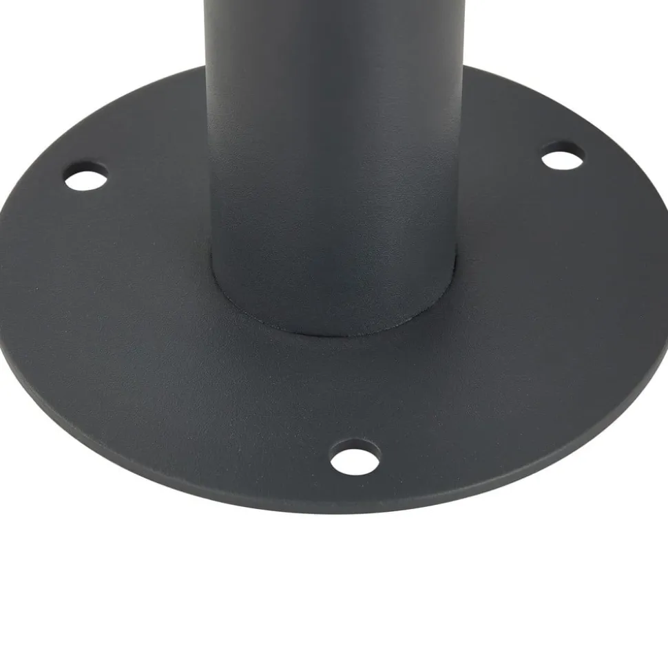 Lindby vejlampe Belmiro, jern, 100 cm høj, E27, sort