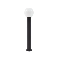 Lindby vejlampe Dangan, hvid, højde 90 cm, glas, metal