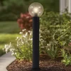 Lindby vejlampe Dangan, klar, højde 90 cm, glas, metal
