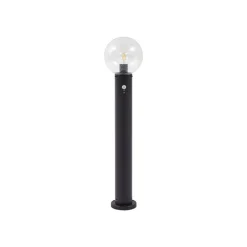 Lindby vejlampe Dangan, klar, 90 cm, glas, sensor