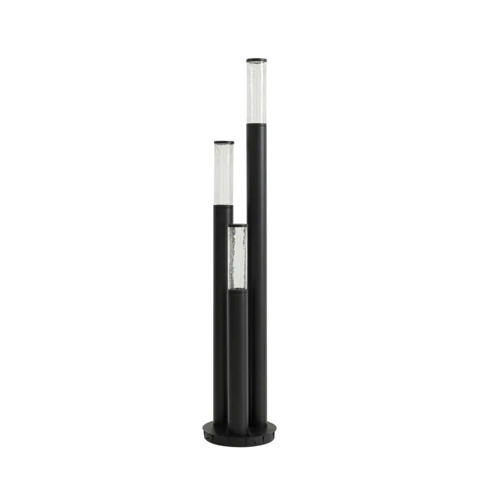 Lindby vejlampe Gavros, trykstøbt aluminium, 3 lyskilder