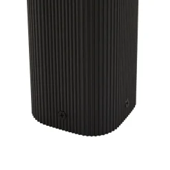 Lindby vejlampe Halvar, 80 cm, sort, IP65, GU10, sensor
