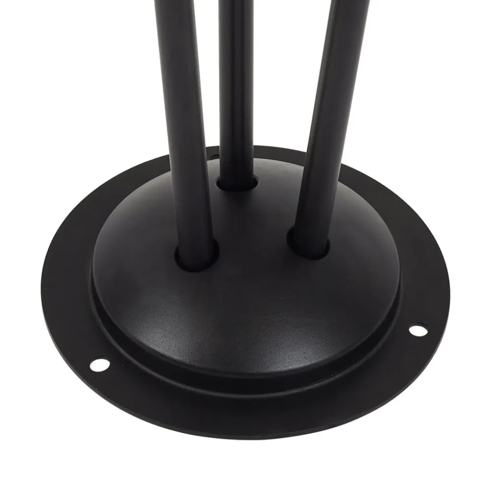 Lindby vejlampe Sorvete, sort, metal, 3 lyskilder, 83 cm