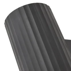 Lindby væglampe Christa, antracit, beton, 25 cm, krusning