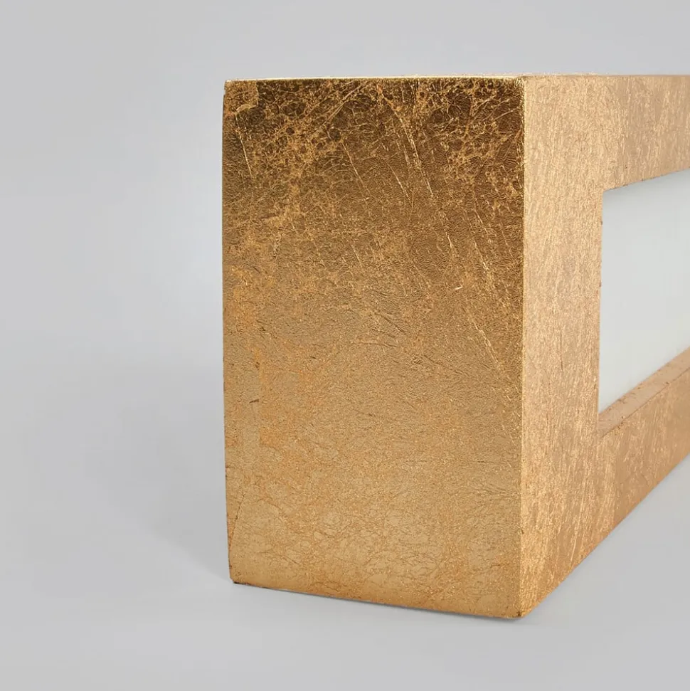 Lindby væglampe Emina, guld, gips, 36 cm, E14