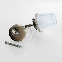 Lindby væglampe Finnick, antik messingfarve, 34 cm, E14