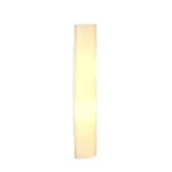 Lindby væglampe Ophelia, højde 39 cm, hvid, glas
