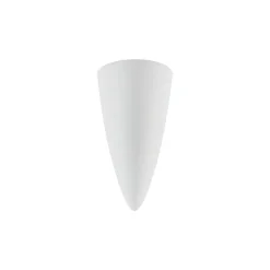 Lindby væglampe Pascali, højde 42 cm, hvid, gips