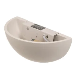 Lindby væglampe Pascali, højde 13 cm, hvid, gips