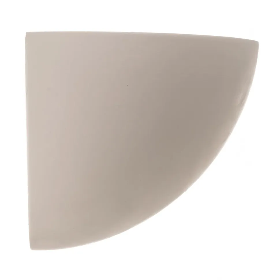 Lindby væglampe Pascali, højde 13 cm, hvid, gips