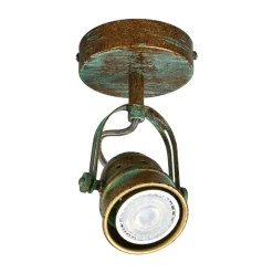Lindby vægspot Leonor, grøn, metal, 1 lyskilde, 9,5 cm
