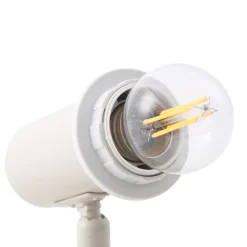 Lindby vægspot Ovelia, beige, metal, E27