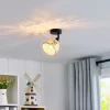 Lindby Youstin loftspot, Ø 12,5 cm, bambus, E14
