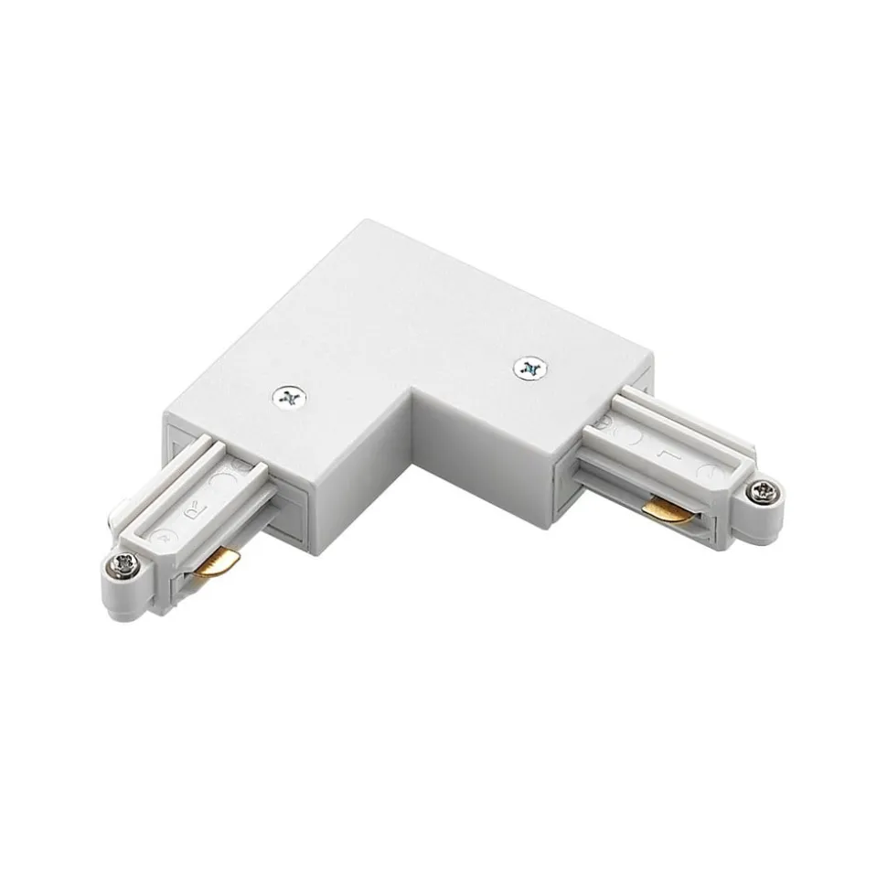 Lindby-hjørnestik Linaro, hvid, 1-faset system