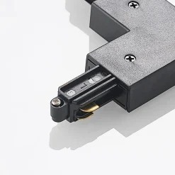 Lindby-hjørnestik Linaro, sort, 1-faset system
