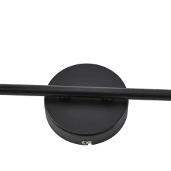 Lindby-spotlight Jyla, sort, linse, 4.200 K, 6-lys, GX53