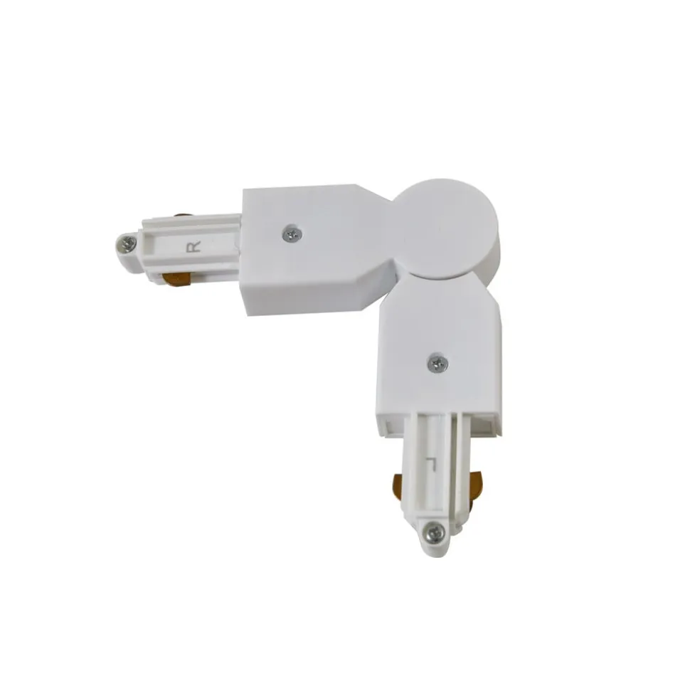 Lindby-stik Linaro, hvid, justerbar, 1-faset