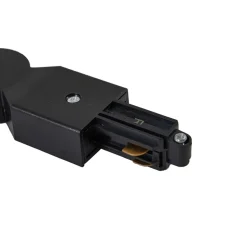 Lindby-stik Linaro, sort, justerbar, 1-faset