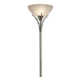 LINEAS tidløs gulvlampe, patineret messing