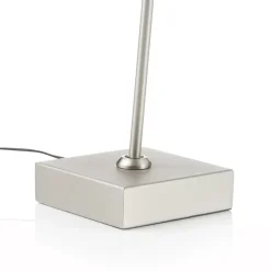 lock LED-gulvlampe, 1 lyskilde, stålfarvet
