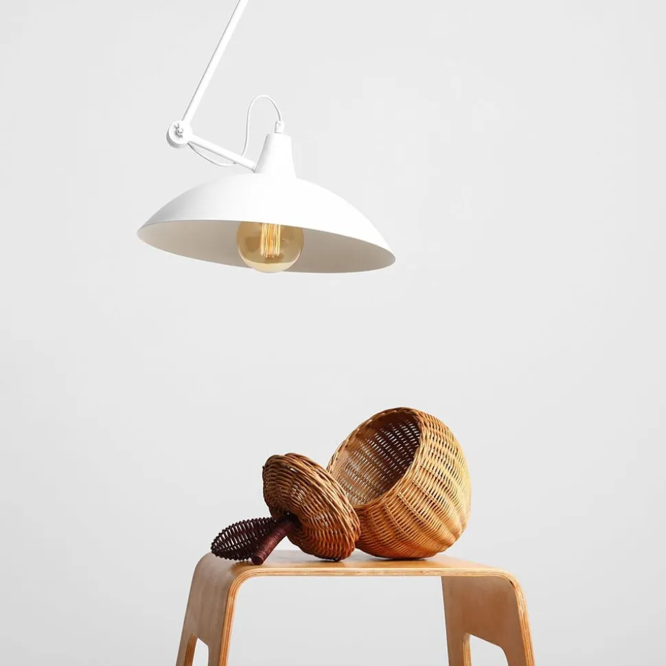 Loftlampe 808 justerbar 1 lyskilde hvid