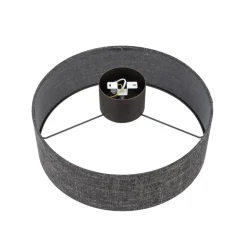 Loftlampe Amarela M, sort melange, tekstil, E27