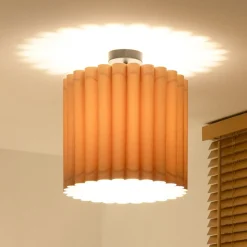 Loftlampe Aria, capucino, mikrofiber, E27