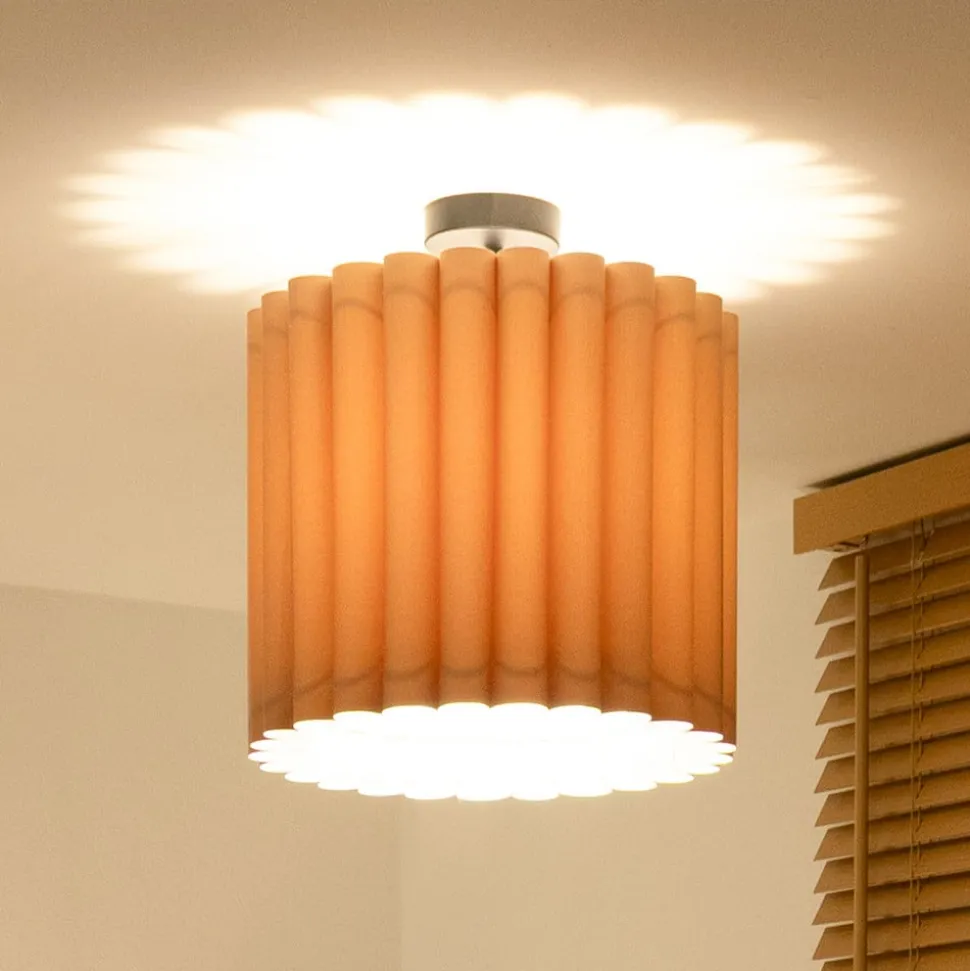 Loftlampe Aria, capucino, mikrofiber, E27