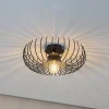 Loftlampe Aspendos N-641, sort, metal, Ø 36 cm