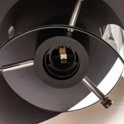 Loftlampe Beth med røgglas, 3 lyskilder