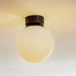 Loftlampe Celeste med kugleglas, 1 lyskilde