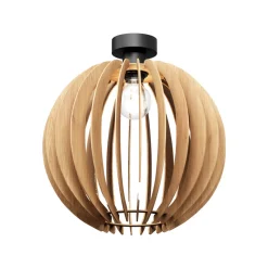 Loftlampe Clay, Ø 40 cm, birkeplywood, E27