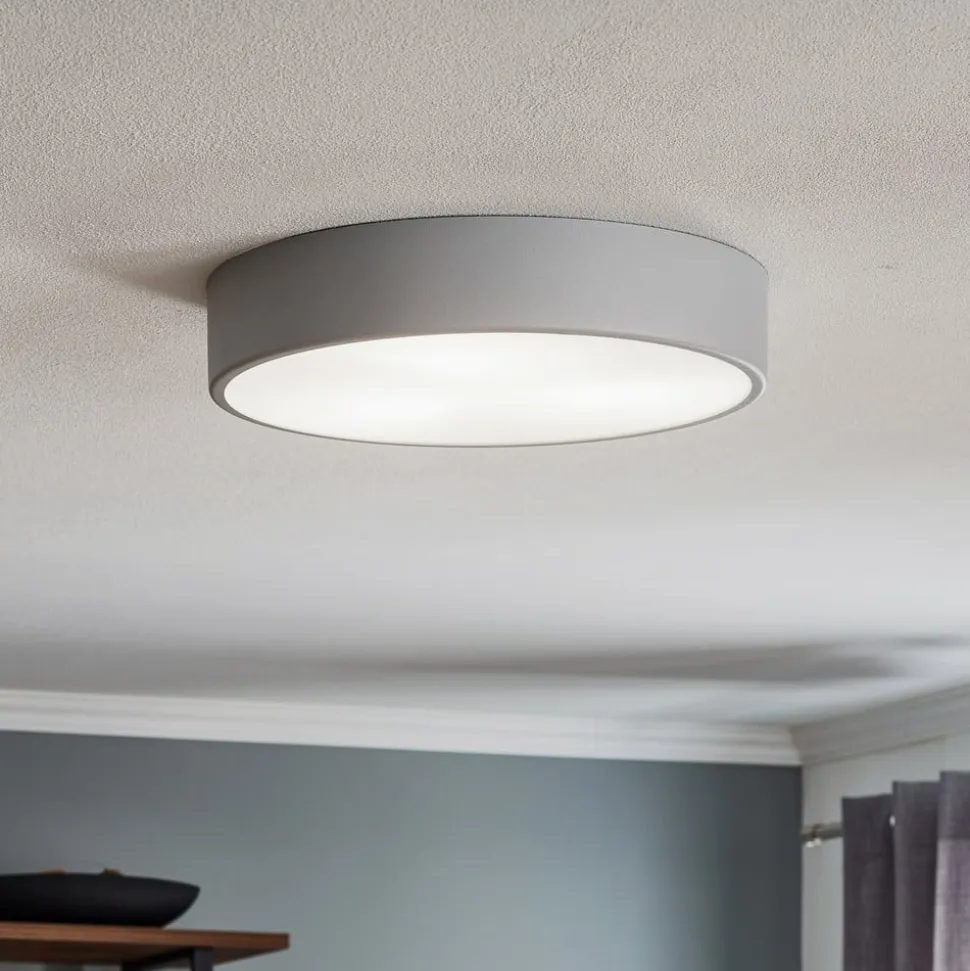 Loftlampe Cleo 400, Ø 40 cm grå
