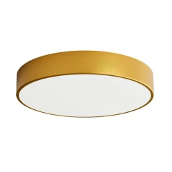 Loftlampe Cleo, Ø 50 cm, IP54, guldfarvet, metal, E27