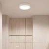 Loftlampe Cleo, Ø 20 cm, IP54, hvid, metal, E27