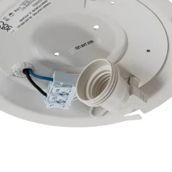 Loftlampe Cleo, Ø 20 cm, IP54, kobberfarvet, metal, E27