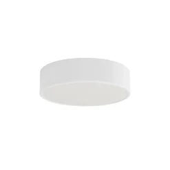 Loftlampe Cleo 300, hvid, sensor, IP54, Ø 30 cm, metal