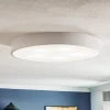 Loftlampe Cleo 600, hvid, sensor, IP20, Ø 60 cm, metal