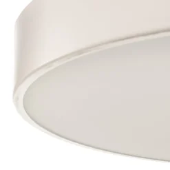 Loftlampe Cleo 600, hvid, sensor, IP20, Ø 60 cm, metal