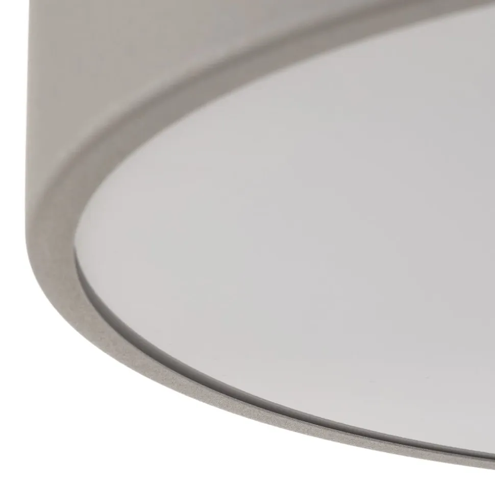 Loftlampe Cleo 400, IP54, Ø 40 cm grå